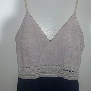 White Flowy Dress Papaya